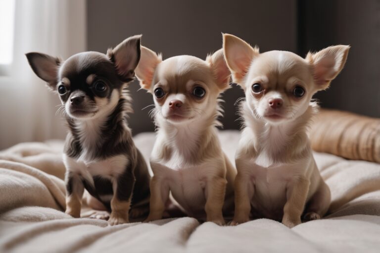 How many puppies does a Chihuahua typically have?